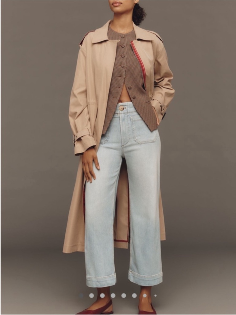 Women's Maeve - Colette Light Wash High Rise Wide-Leg Jeans
